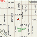 map to 930 Logan St.
